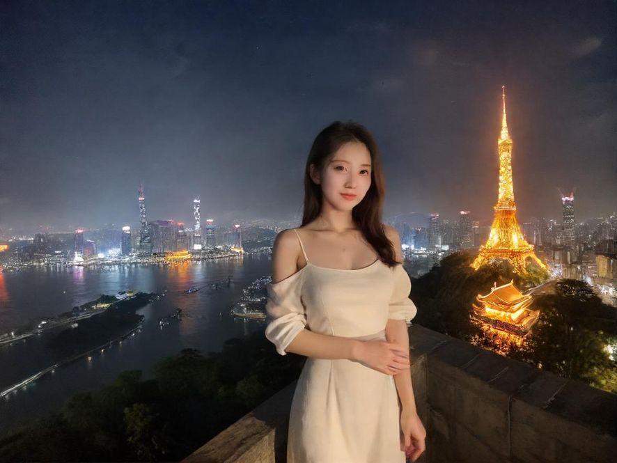 全国QM兼职会所夜景俯视图
