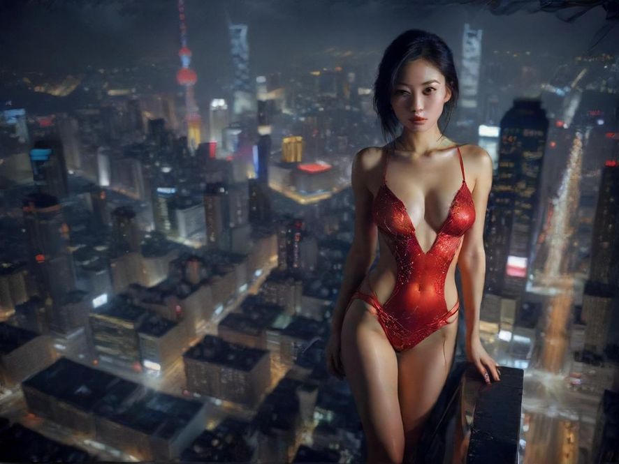 城市夜景灯光