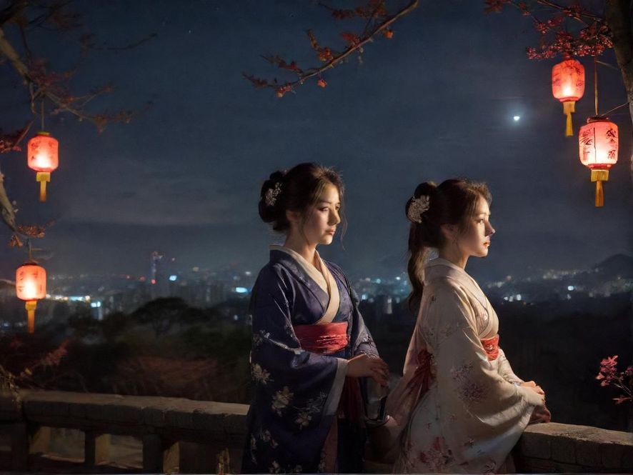 广州陈田村按摩会所夜景氛围