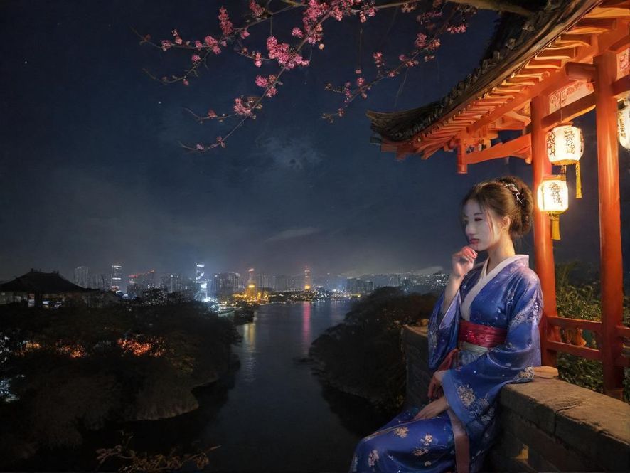 广州高端俱乐部夜景奢华大厅