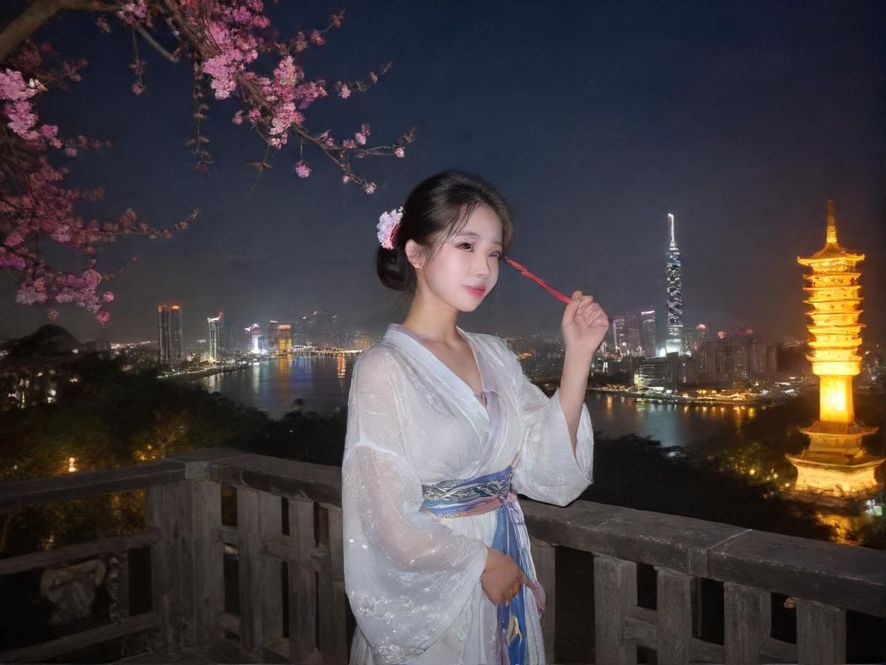 一品香高端会所夜间入口，灯光璀璨，尽显奢华