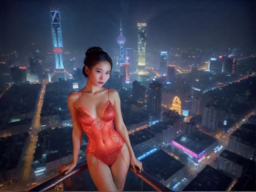 广州一品香桑拿会所夜景氛围