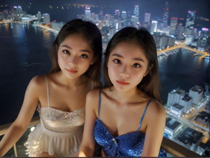 深圳璀璨夜景，感受城市上空的静谧与自由