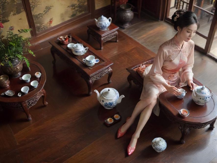 东莞高端茶社内部环境展示