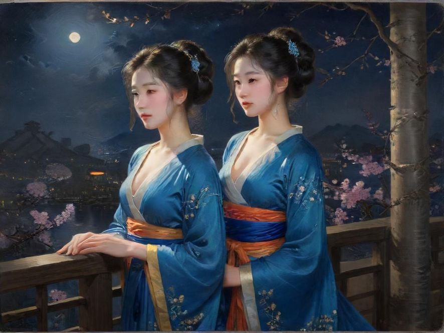 广东夜场街景夜间氛围