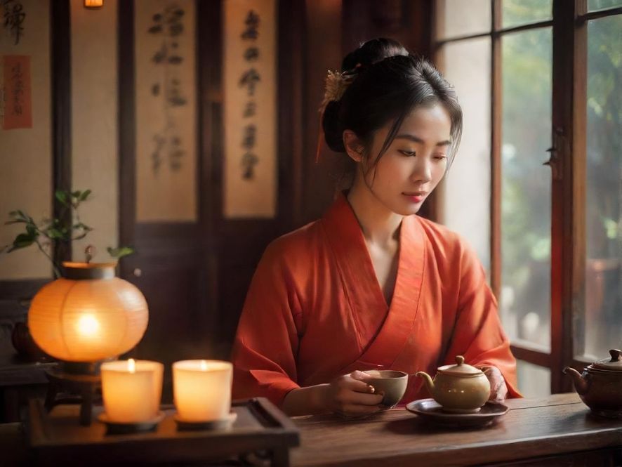 广州白云茶社茶艺表演