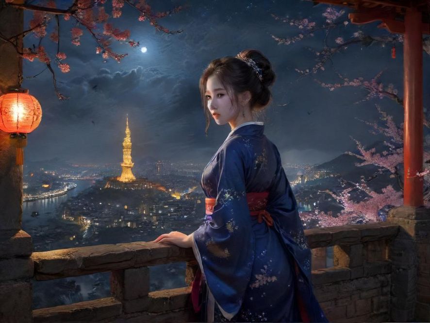 广州珠江新城夜景