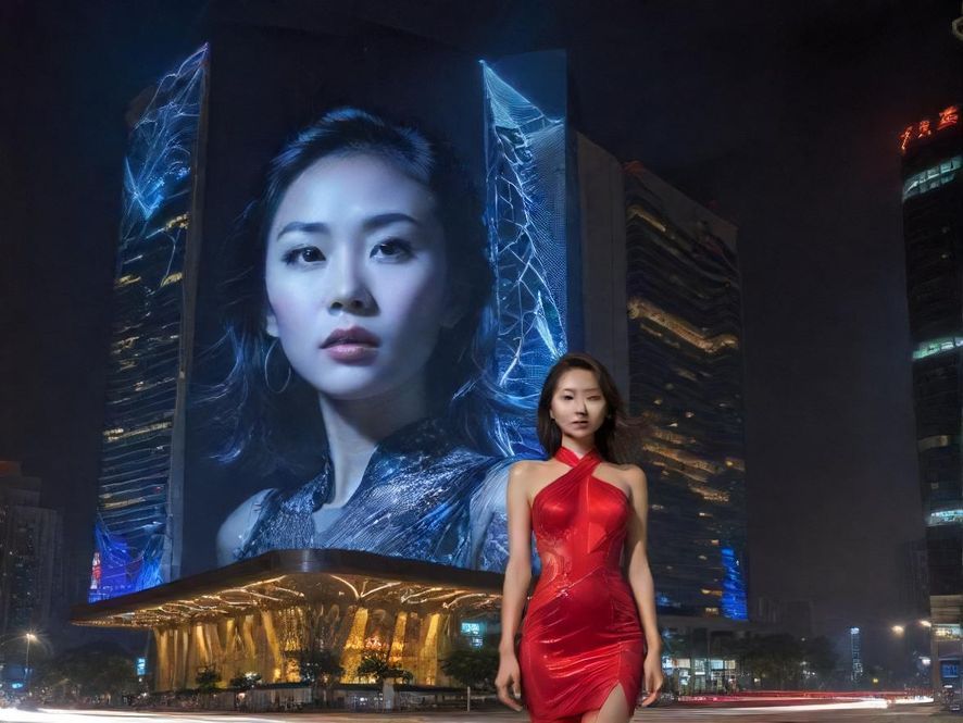 广州干磨会所外景夜景展示