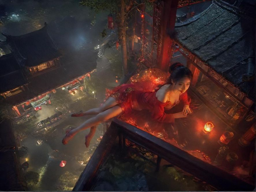 广州品茶洋马会所内部场景