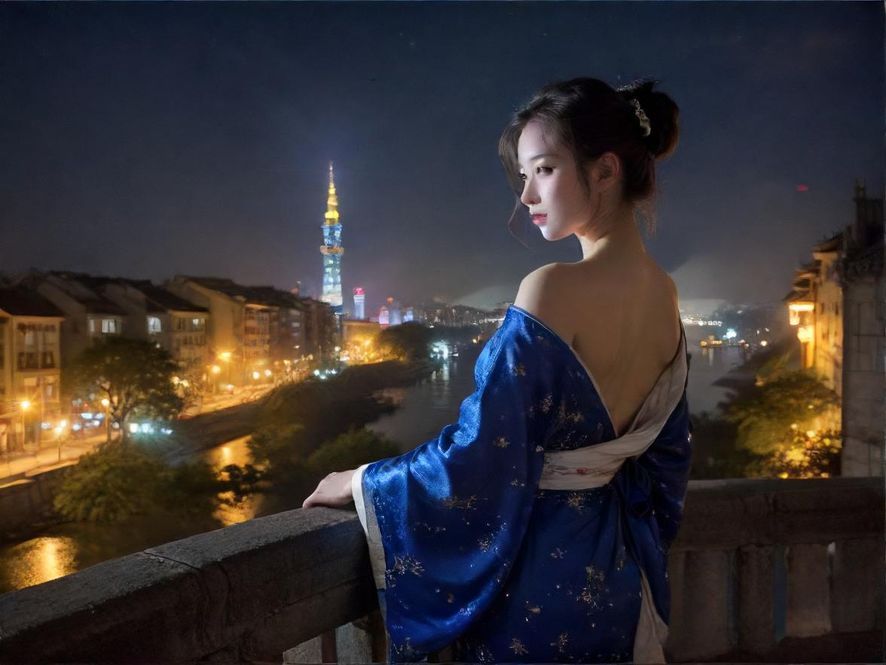 广州璀璨夜色下的休闲场所