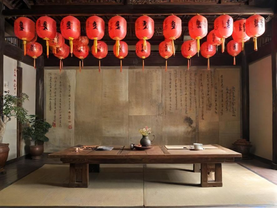 广州95桑拿高端会所大堂，奢华内饰与柔和灯光