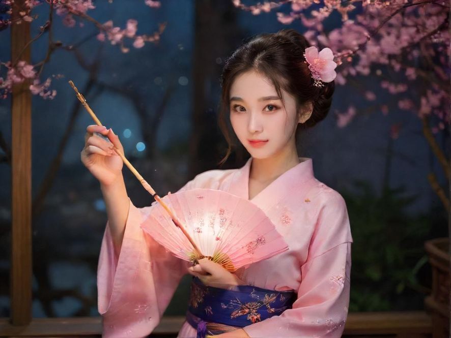 广州夜色中，一位优雅女性在高级私人会所的柔和灯光下侧身而立，展现出独特的魅力与风情。