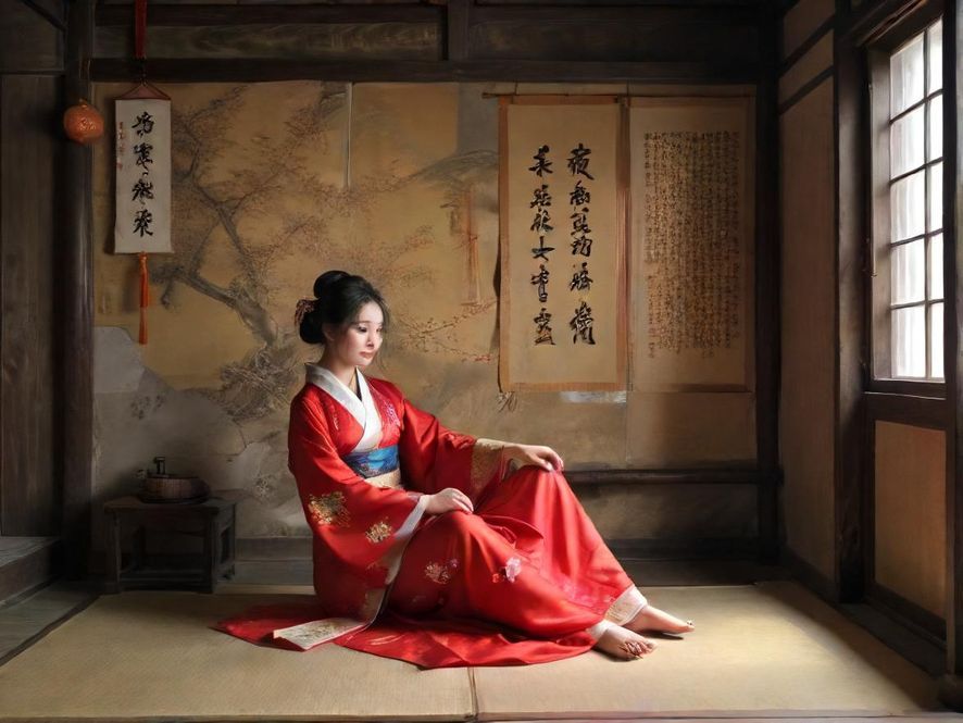一个昏暗且略显凌乱的公共浴室淋浴间，墙壁斑驳，水渍明显